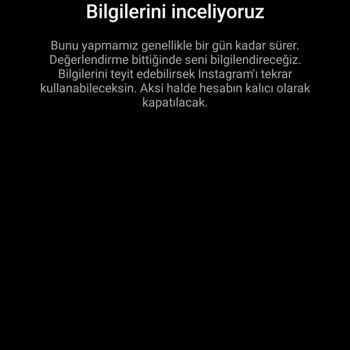 Instagram Ekibinin Beni Mağdur Etmesi!