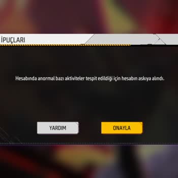 Garena Free Fire Boş Yere Ban Yedim!