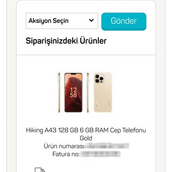 Hiking A43 A101 Bozuk Telefonlar