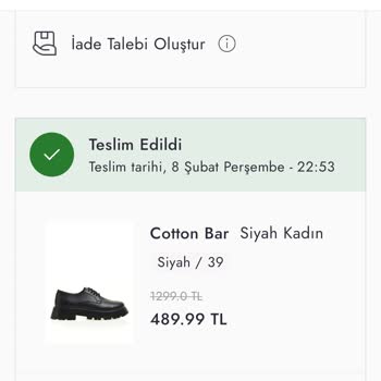 Boyner İnternet Siparişim Başkasına Teslim Edilmiş