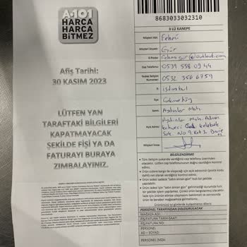 A101 Müşteri Memnuniyetsizliği: İade Sürecinde Mağduriyet