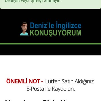 Deniz'le İngilizce Konuşuyorum Yazıklar Olsun A.