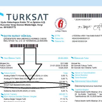 Kablo Net Fazla Fatura Tutarı