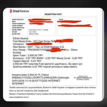 Rozufasshon (Instagram) Ürün Teslimatında Yaşanan Sorunlar