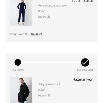 İpekyol Sipariş İptalinin Yapılıp İndirimin Tekrar Tanımlanmaması