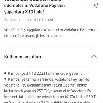 Vodafone Pay Nakit İade Sorunu