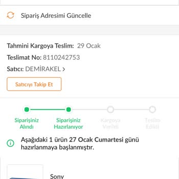 Trendyol Sipariş Göndermeme Sorunu