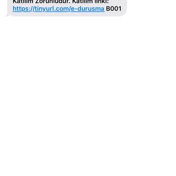 Tinyurl.com UYAP Dava Var Mesajı