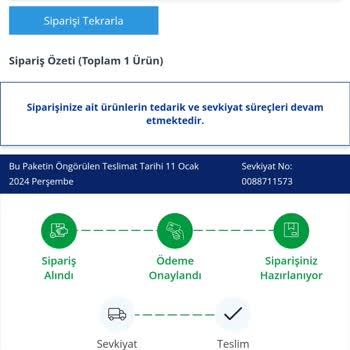 Avansas Ürünü Göndermedi İptalde Edilmiyor