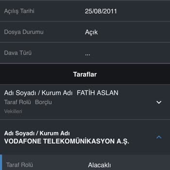 Vodafone 13 Yıl Önceki GSM Hattına Bilgim Olmadan İcra Uygulaması