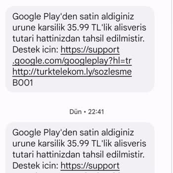 Google Play Çocuğumun Oyunu 2 Bin TL'lik Fatura Getirdi!