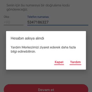 Letgo Hesap Yasaklandı Hatası