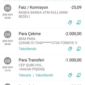Onwin Banka Hesabımdan Habersiz Çekim Yaptı