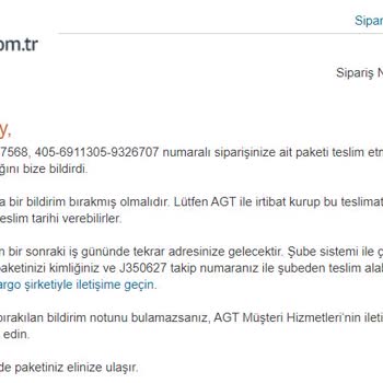 Amazon.com.tr Ve Gelmeyen Siparişler
