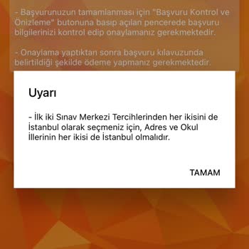 ÖSYM YKS Başvuru Yapamıyorum