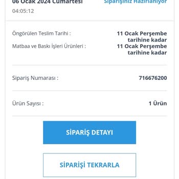Avansas 30 Günü Aşan Siparişim