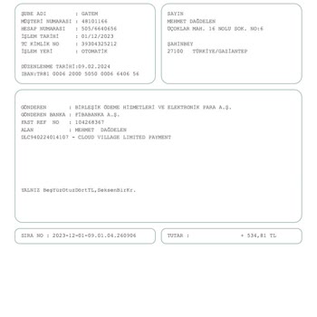 Birleşik Ödeme Hizmetleri Yardım Ve Bilgi Verilmesi