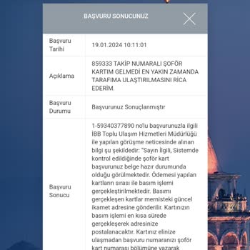 İBB Şoför Kartı Başvurusu Ve İletişim Sorunu