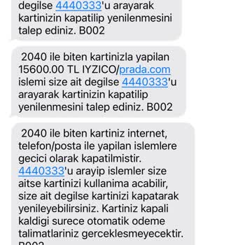 Prada Iyzico / Habersiz Karttan Çekim