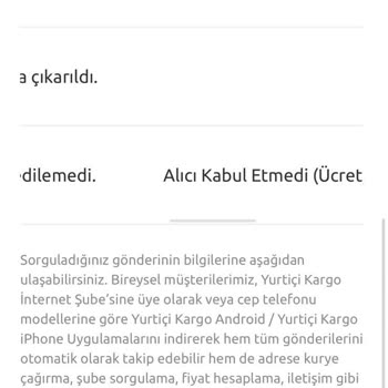 Yurtiçi Kargo Çalışanının Son Derece Kötü Üslubu, Kargomun İadesi