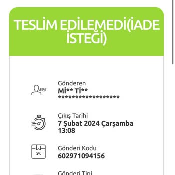 Yurtiçi Kargo Çalışanının Son Derece Kötü Üslubu, Kargomun İadesi