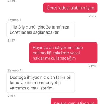 Yemek Sepeti Para İadesi