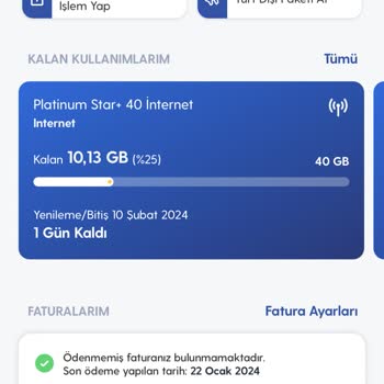 Turkcell İnternet Çabuk Bitiyor