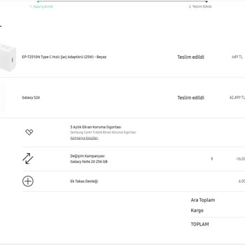 DRK Elektronik & Aksesuar S24 Değişim Kampanyası Değişim Ücretinin Öden