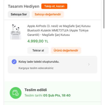 Hepsiburada Sahte Ürün Airpods