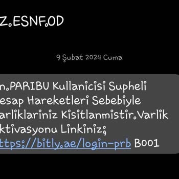 Paribu Elazığ Dernek Odası Ndan Linkli Mesaj!