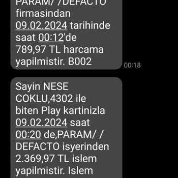 DeFacto İzinsiz Alışveriş Güvensizliği