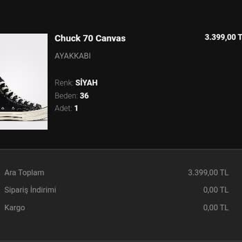 Converse Marka Ayakkabı Vurması