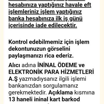 İninal Bizi Mağdur Ediyor