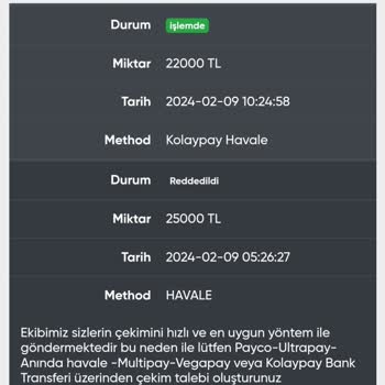 Betturkey Çekim İşlemi Çok Kötü