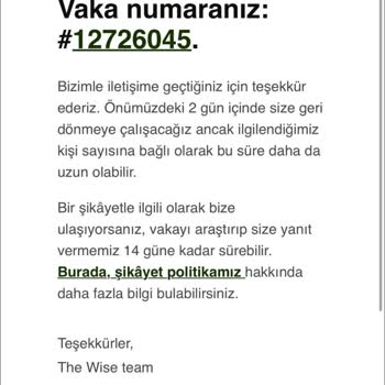 Birleşik Ödeme Hizmetleri İptal Edilen Tutarın İade İşlemi