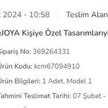 Ejoya Ulaşamıyorum Hediyem Kayıp