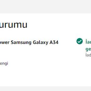 Amazon Ürün İadesi Aylardır Yapılmadı