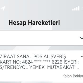 Trendyol Yemek Siparişi Ve İlgilenen Asistanların İlgisizliği