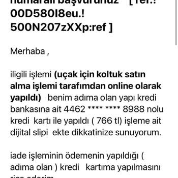 Pegasus Uçuş İçin Hatalı Alınan Extra Para İadesini Yapmıyor