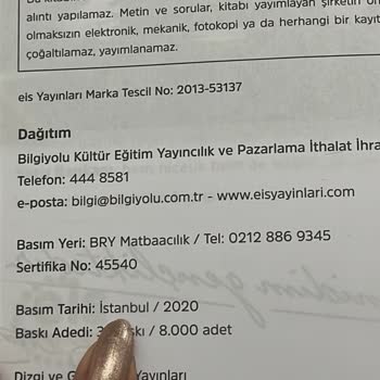 Dk Kırtasiye Ufuktepe Devrez Basım Hatası