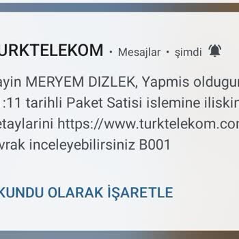 Türk Telekom Beni Kazı Kaldı