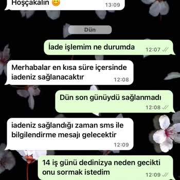 Selin Shoes 14 İş Günü Geçmesine Rağmen İade Sağlamıyor