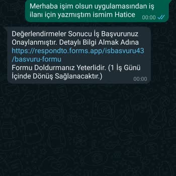 İşin Olsun Özel Kişisel Bilgi