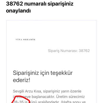 Vina Seramik Sipariş Gecikmesi Ve Mağduriyet