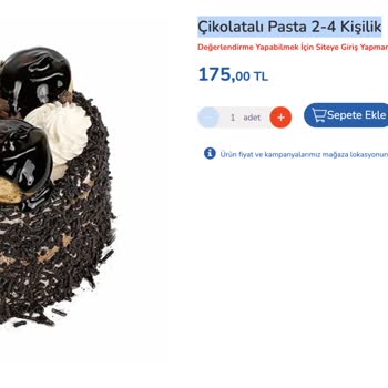 İstanbul Forum Carrefour SA'da Aldığımız Çikolatalı Pastanın Kötü Tadı