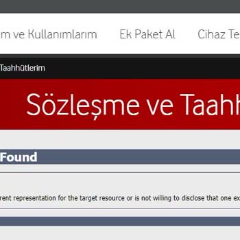 Vodafone Müşterisinden Taahhüt Tarihini Gizliyor.
