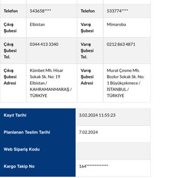 Sürat Kargo Kargom Gelmedi Nerede