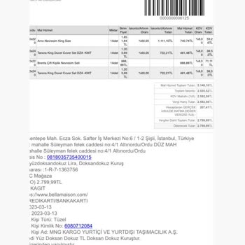 Bella Maison Aldığım Tekstil Ürünü Renk Verdi