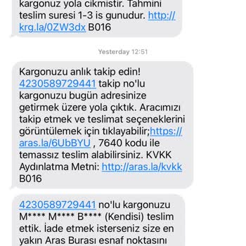 Aras Kargo'nun Çeşme Şubesi İlgisizliği