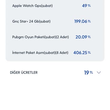 Turkcell 1 Dakika Da 1 GB Ek Paket Harcaması?